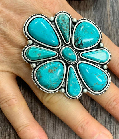 Turquoise Adjustable Ring