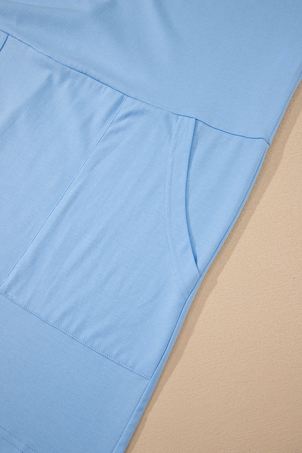 Myosotis Loose Half Sleeve V Neck Knit Romper