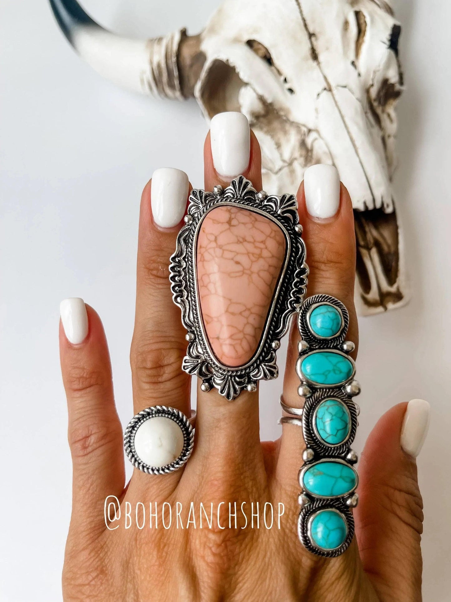 Jewelry Oversized Western Navajo Statement Ring