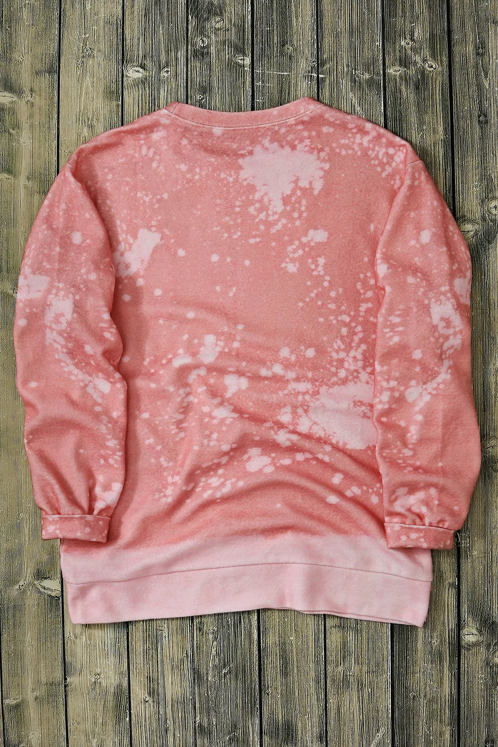 Pink Tie Dye Autumn Pumpkin Graphic Drop Shoulder Sweatshirt - Chic Meadow Boutique 