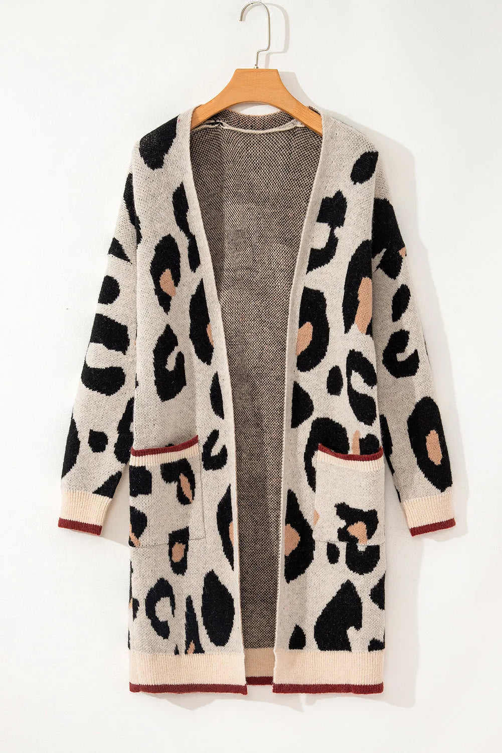 Leopard Animal Print Open Midi Cardigan - Chic Meadow Boutique 