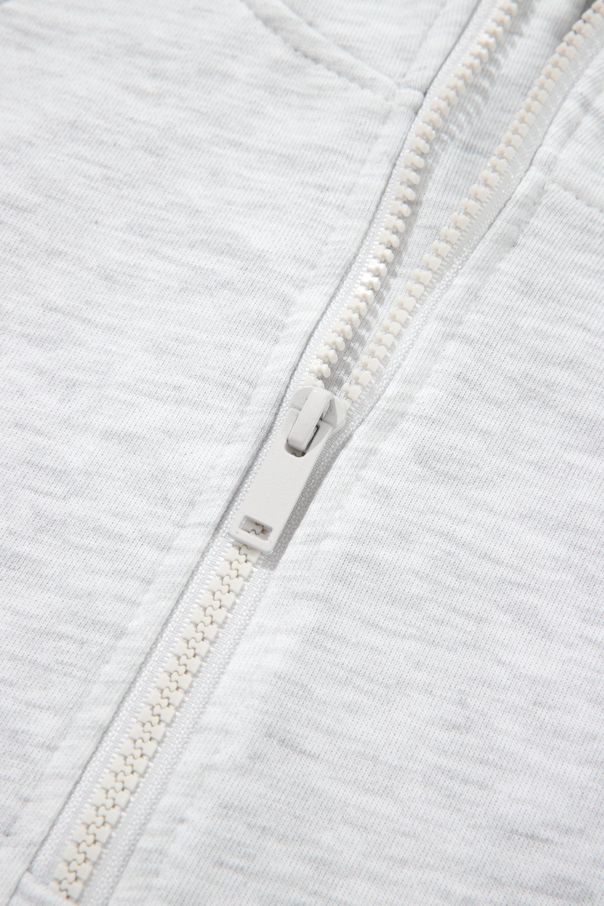 Light Grey Long Sleeve Zip-Up Top Elastic Waist Skort Set