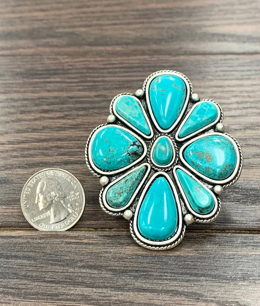 Turquoise Adjustable Ring