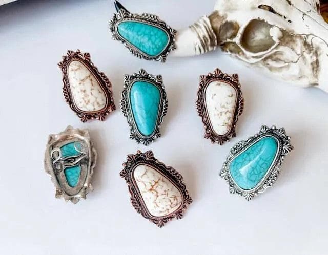 Jewelry Oversized Western Navajo Statement Ring