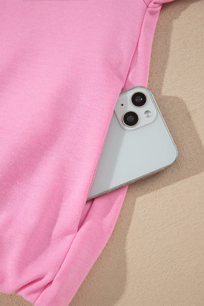 Sachet Pink Zip-up One Piece Long Sleeve Hoodie