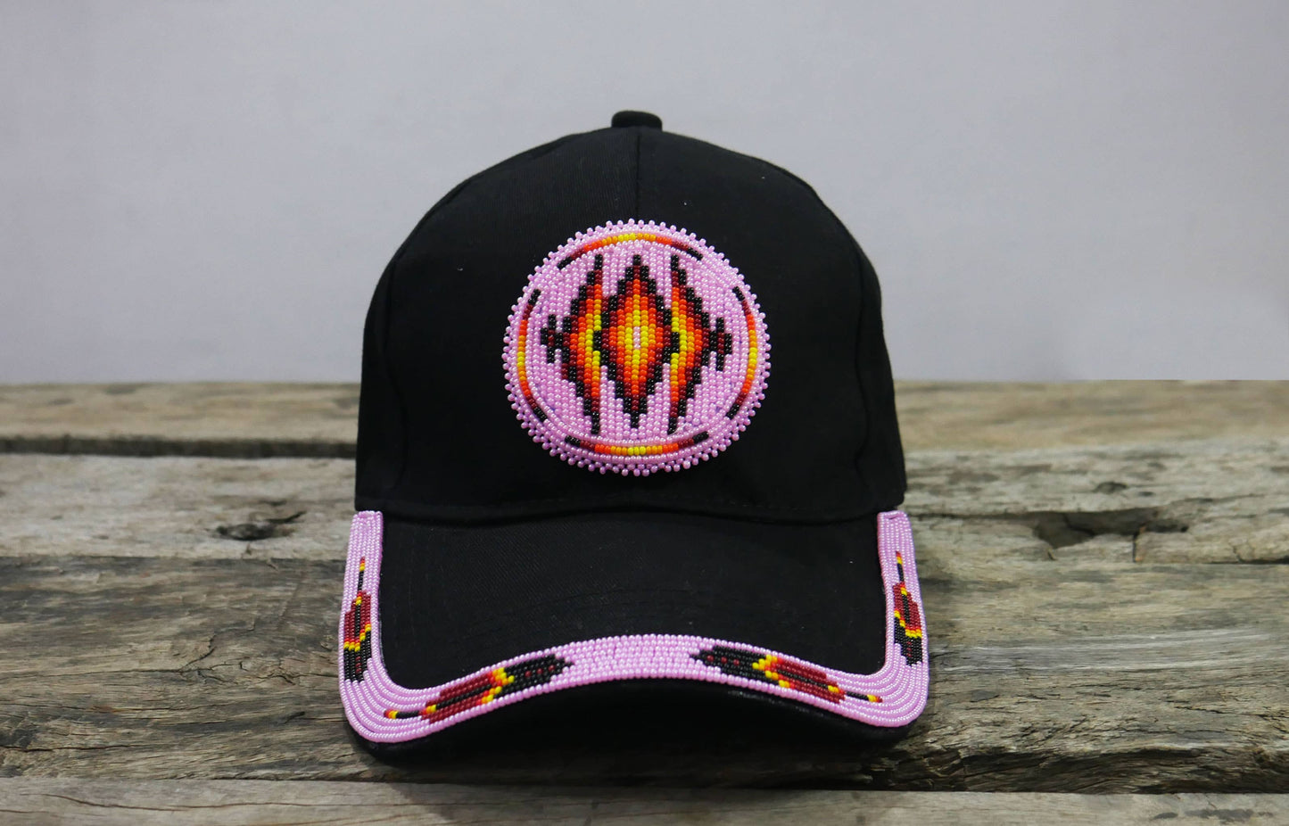 Native American Beaded cap Beaded Baseball cap Beaded Hat