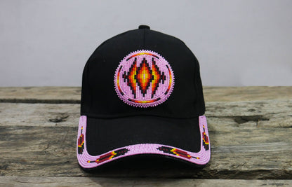 Native American Beaded cap Beaded Baseball cap Beaded Hat