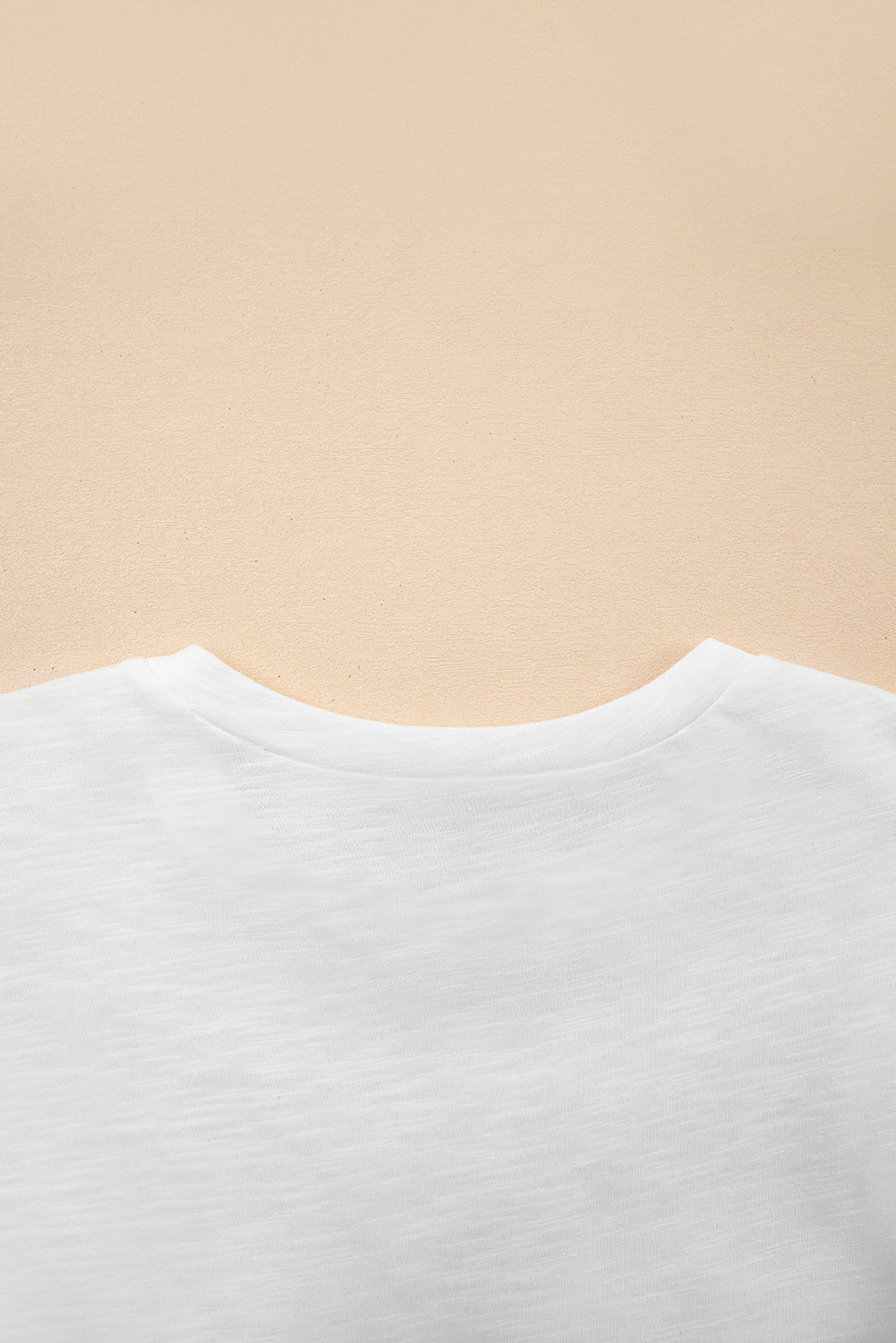 White Layered Ruffle Short Sleeve Round Neck Top