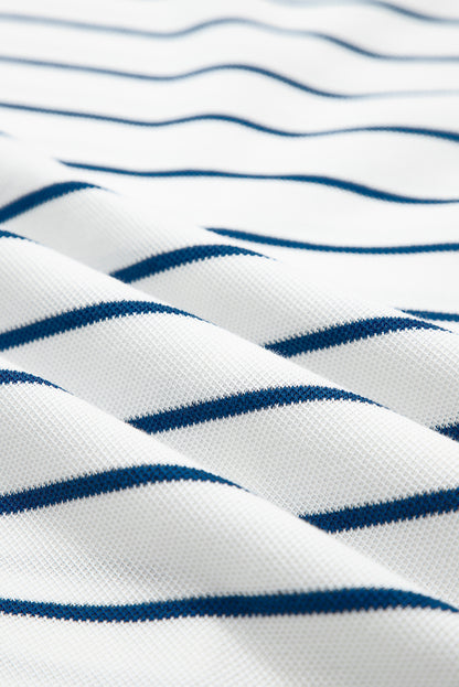 Sail Blue Casual Wide Leg 2pcs Pants Set