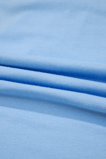 Myosotis Loose Half Sleeve V Neck Knit Romper