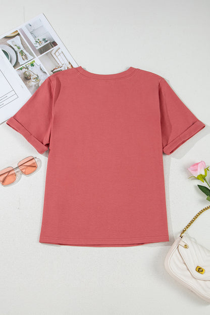 Mineral Red Nashville Music City Graphic Retro Fashion Tee