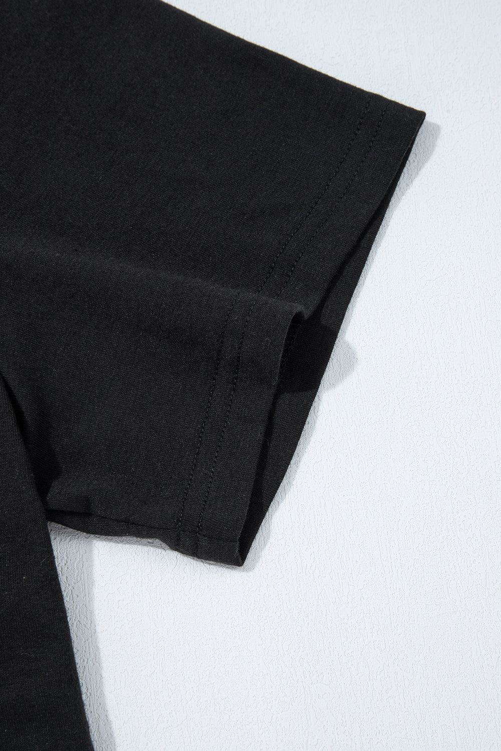 Black MAMA Letter Graphic Neon T Shirt