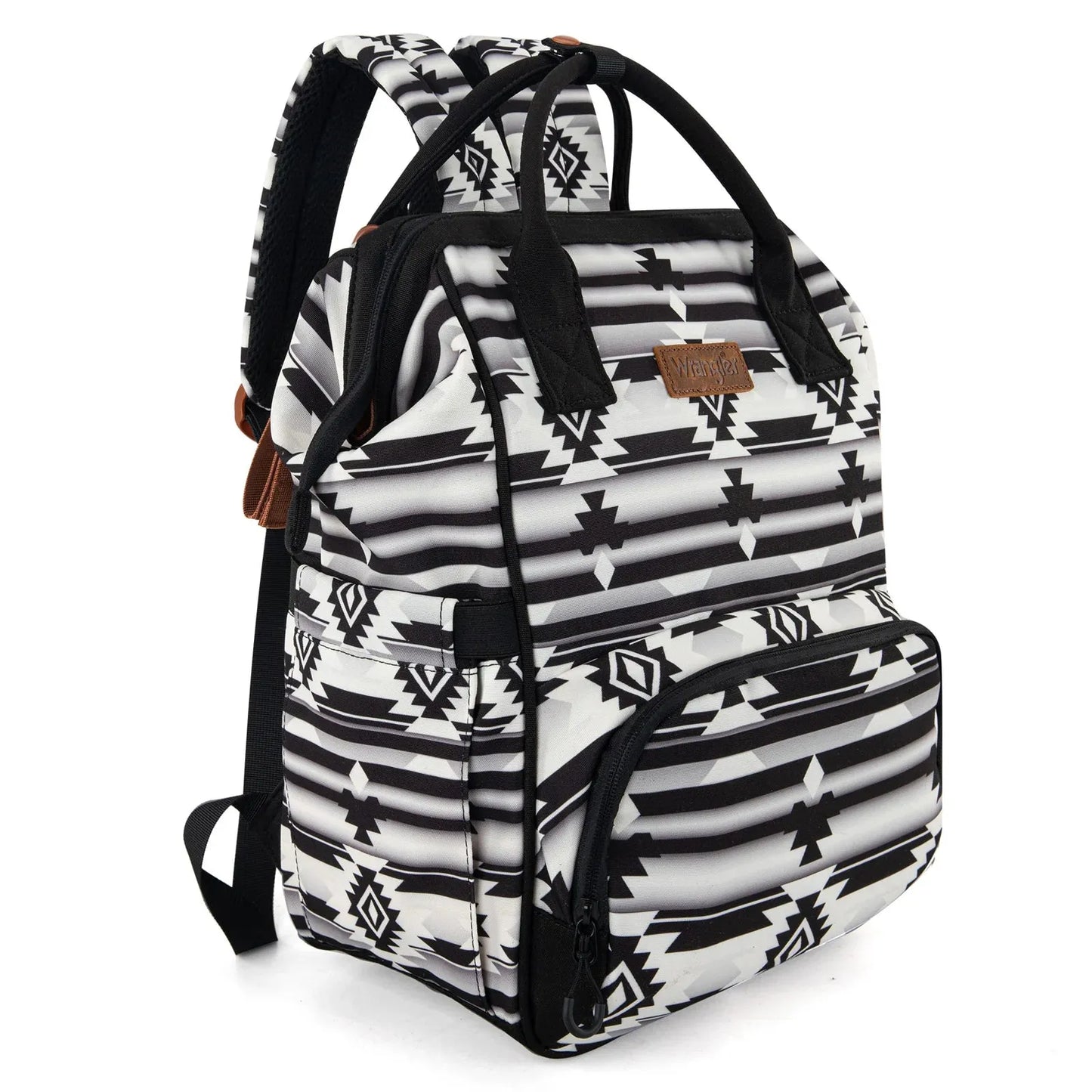 Wrangler Aztec Printed Callie Backpack - Black