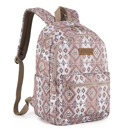 Wrangler Aztec Print Backpack - Light Coffee