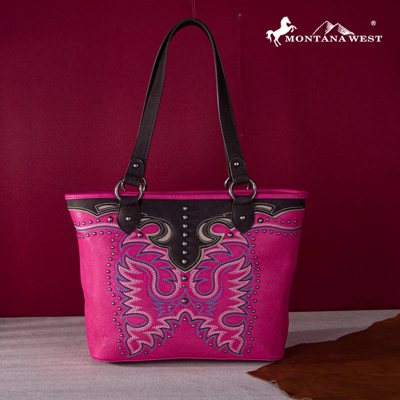 Montana West Embroidered Collection Tote - Pink – Chic Meadow Boutique