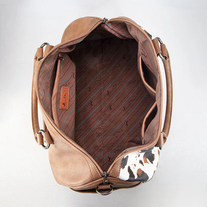 Montana West Tooled Collection Duffle Bag - Brown