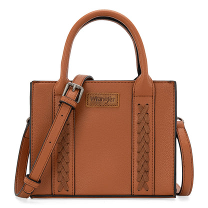 Wrangler Whipstitch Mini Tote/Crossbody - Brown