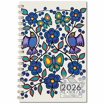 White Floral Garden 2026 Weekly Planner
