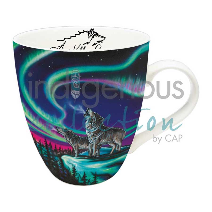 Sky Dance - Wolf Song Signature Mug by Amy Keller-Rempp - Chic Meadow Boutique