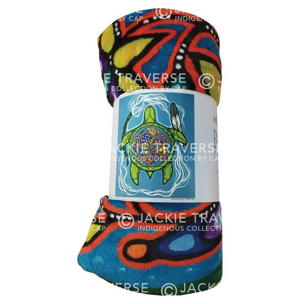 Prayers for Turtle Island Fleece Blanket