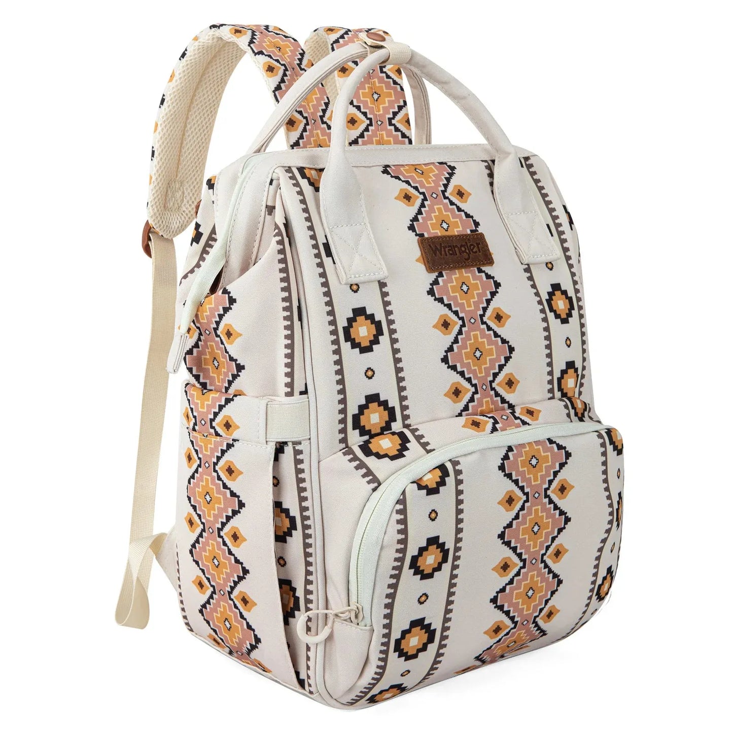 Wrangler Aztec Printed Callie Backpack - Tan