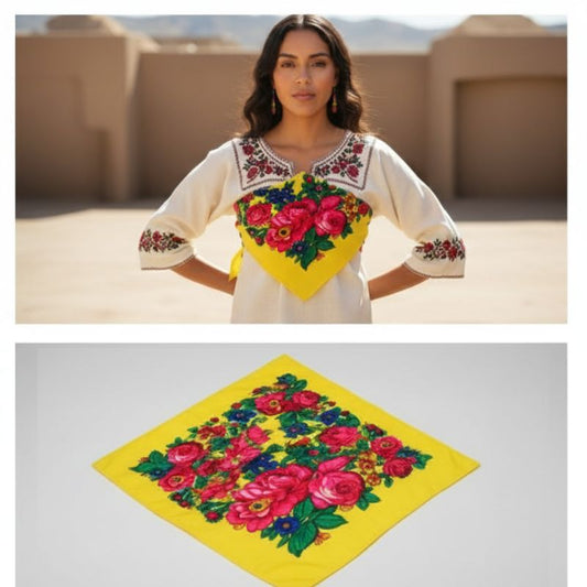 Neon Yellow Kokum Scarf - Chic Meadow Boutique
