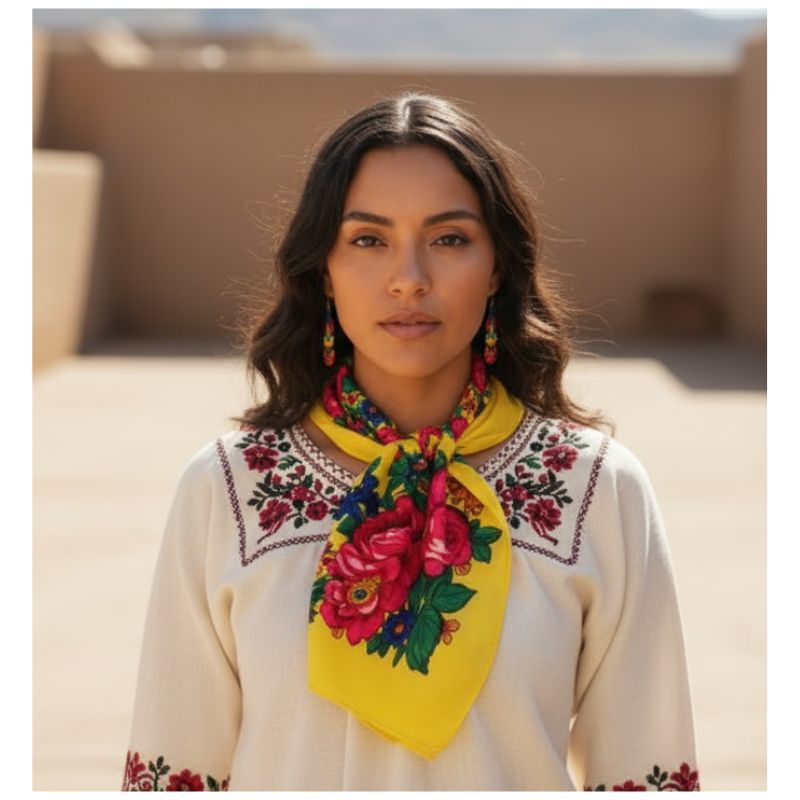 Neon Yellow Kokum Scarf - Chic Meadow Boutique