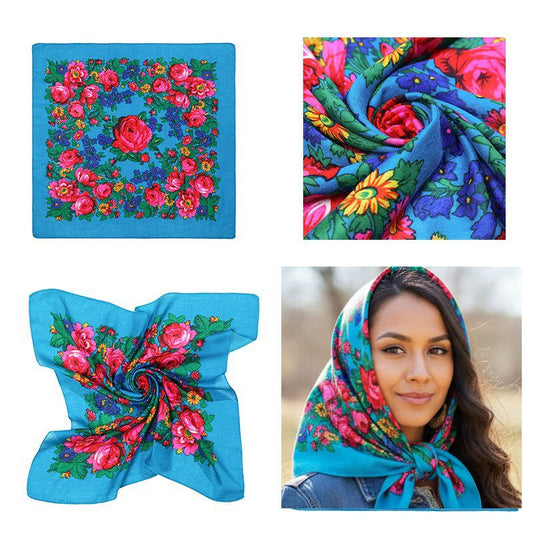 Turquoise Kokum Scarf - Chic Meadow Boutique