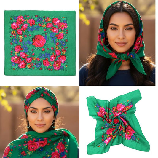 Green Kokum Scarf - Chic Meadow Boutique