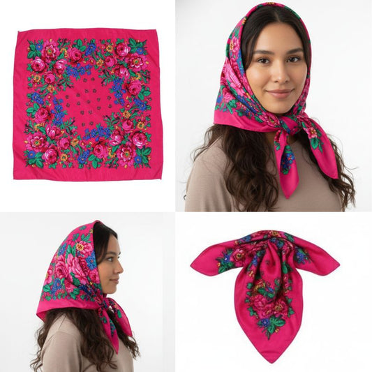 Fuchsia Kokum Scarf - Chic Meadow Boutique