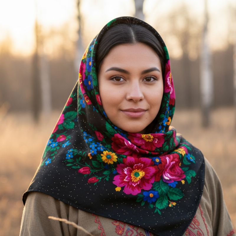 Metallic Black Kokum Scarf - Chic Meadow Boutique