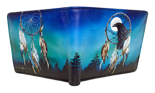 Mens Raven Dreamcatcher Wallet