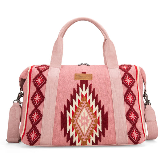 Wrangler Southwestern Print Duffle Bag - Hot Pink