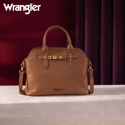 Wrangler Top Handle Tote/Crossbody - Brown