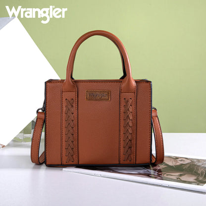 Wrangler Whipstitch Mini Tote/Crossbody - Brown