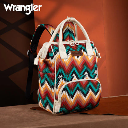 Wrangler Aztec Printed Callie Backpack - Tan