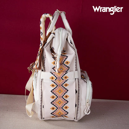 Wrangler Aztec Printed Callie Backpack - Tan - Chic Meadow Boutique 