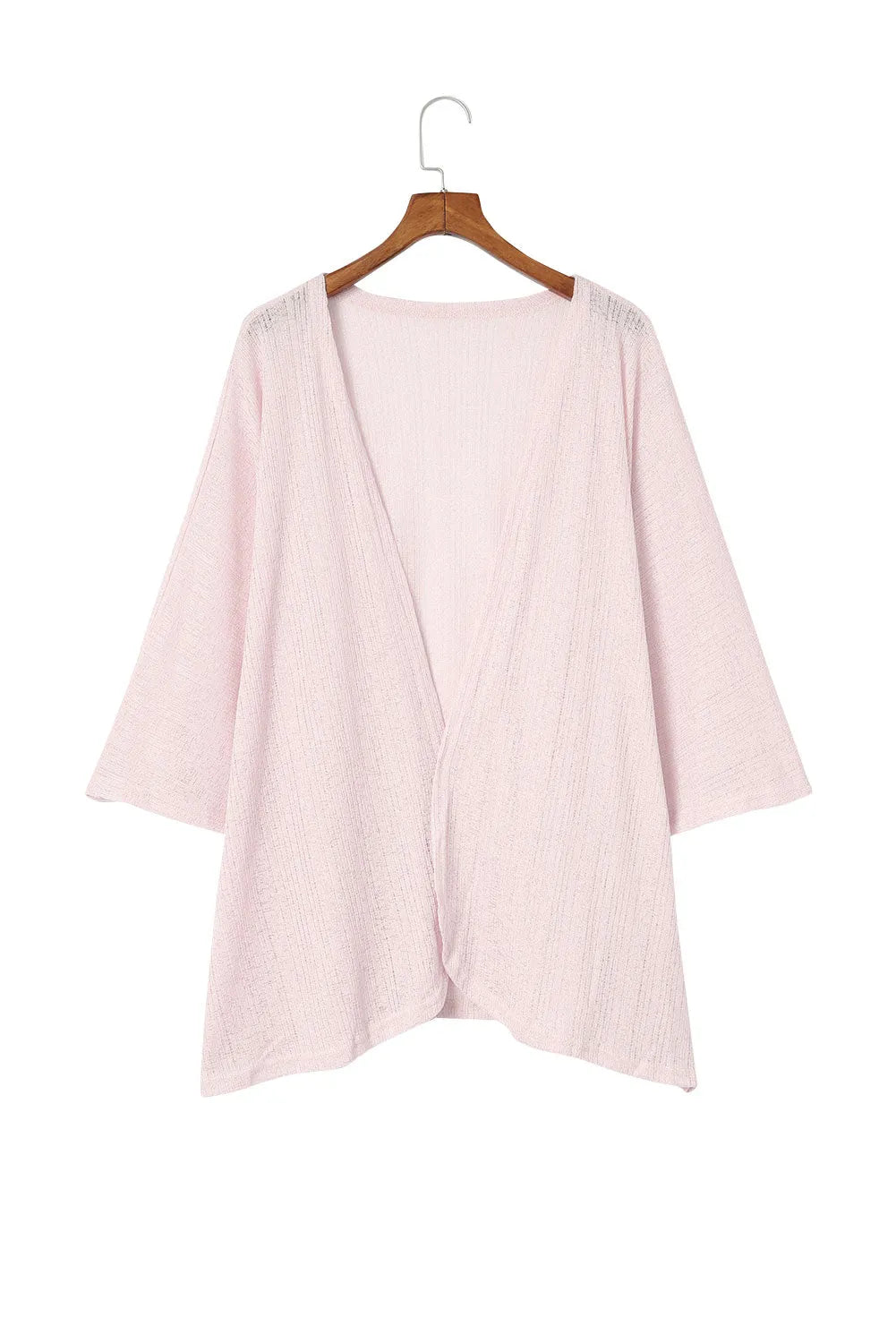 Pink Sheer Lightweight Knit Long Sleeve Cardigan - Chic Meadow Boutique 