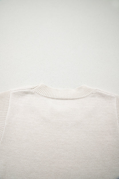 Parchment American Flag Sleeveless Sweater