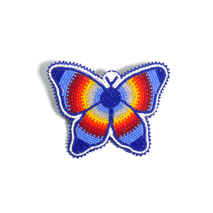 Beaded Butterfly Hair Clips Beaded Barrette, Tribal Barrette