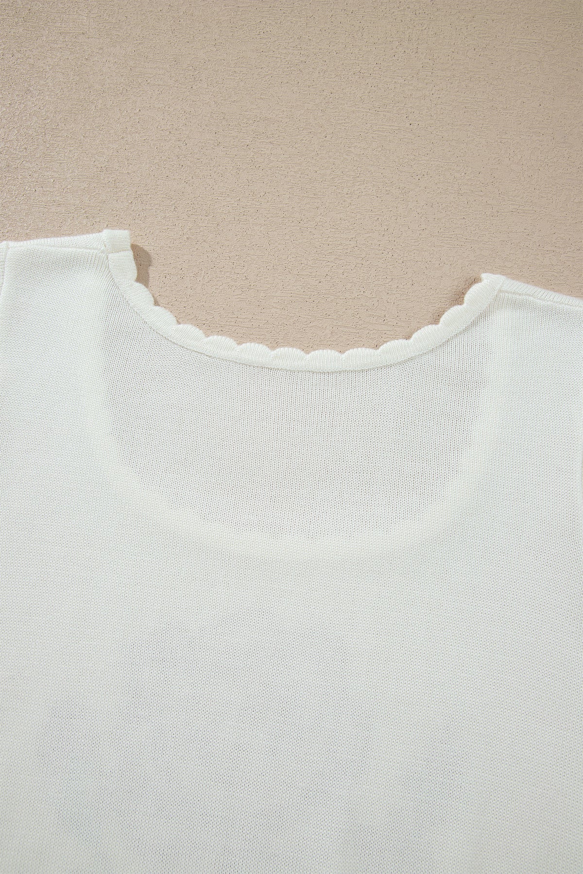 White Western Floral Print Short Sleeve Square Collar Knit Sweater