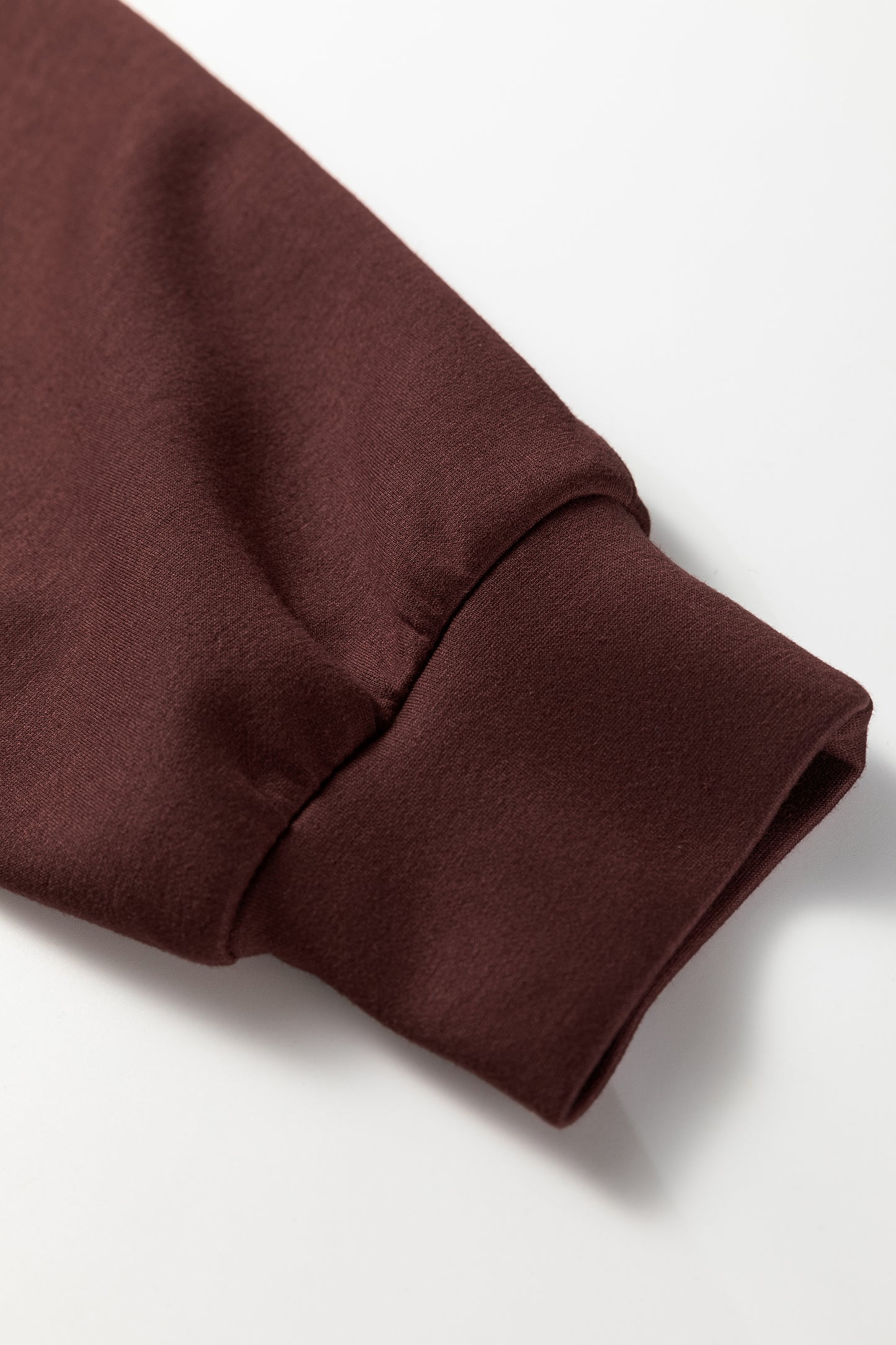 Chicory Coffee Button Drawstring Cropped Hoodie Jogger 2pcs Set