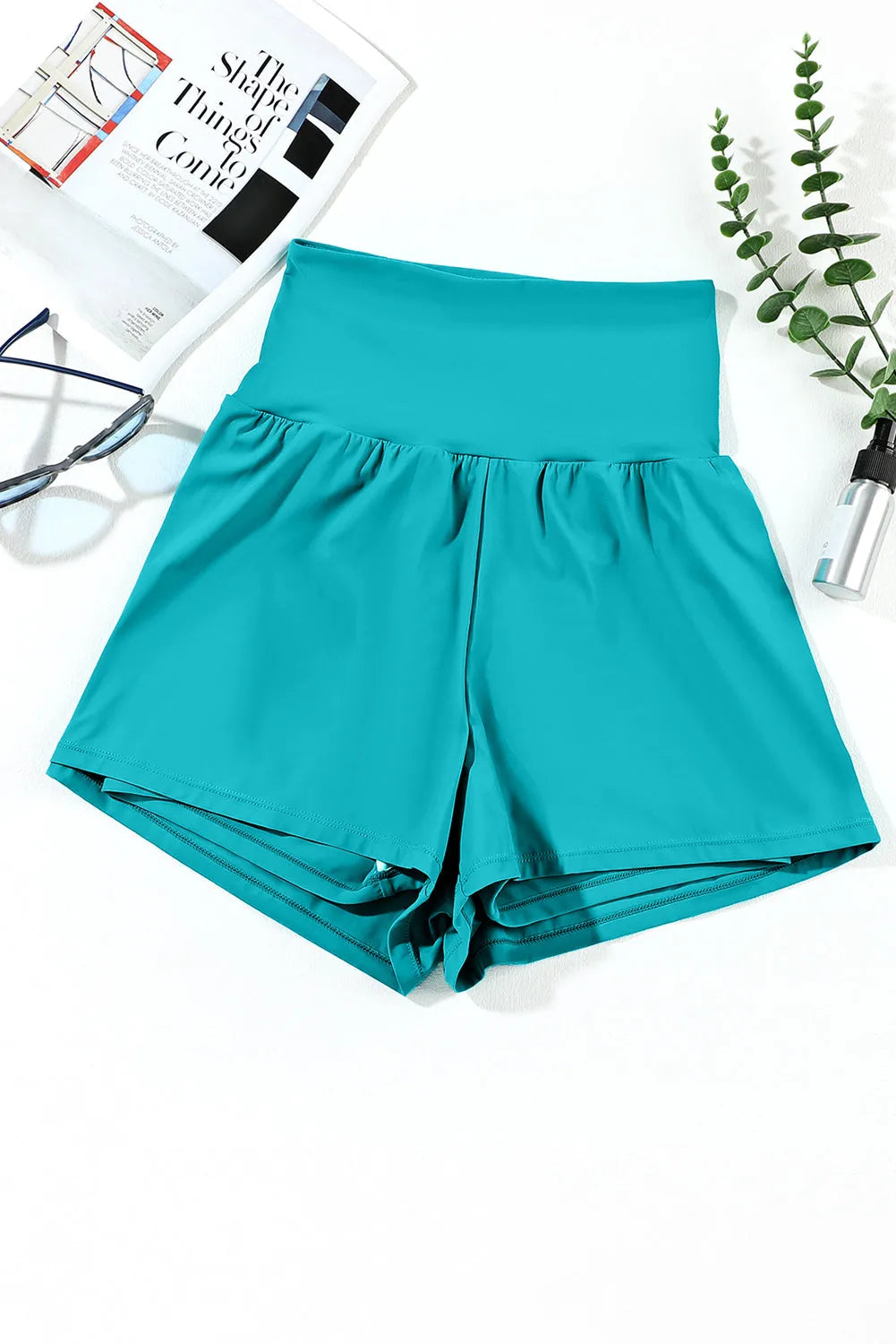 Skobeloff Pocketed Wide Waistband Swim Shorts - Chic Meadow Boutique 