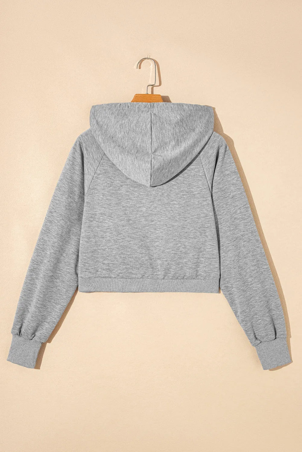 Gray Drawstring Hoodie and High Waist Pants Lounge Set - Chic Meadow Boutique 