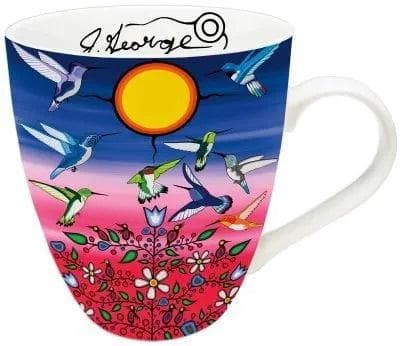 Ancestors Indigenous Artistry 18 oz. Mug by Artist - George, Jeffrey Red