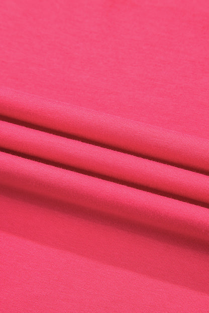 Sachet Pink Butterfly Graphic Casual Tank Top