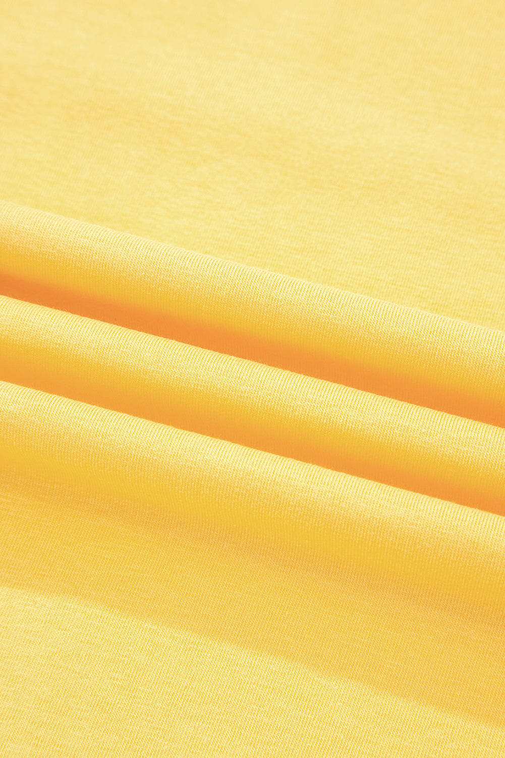 Yellow Cream Flower Graphic Casual Tank Top