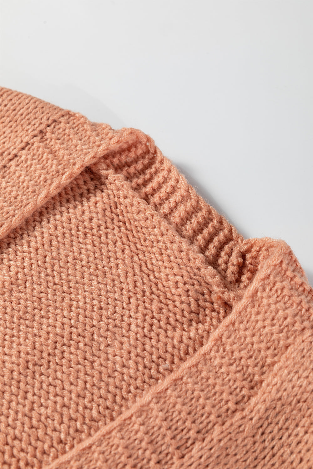 Straw Yellow Pumpkin Tree Print Open Front Drop Shoulder Midi Cardigan