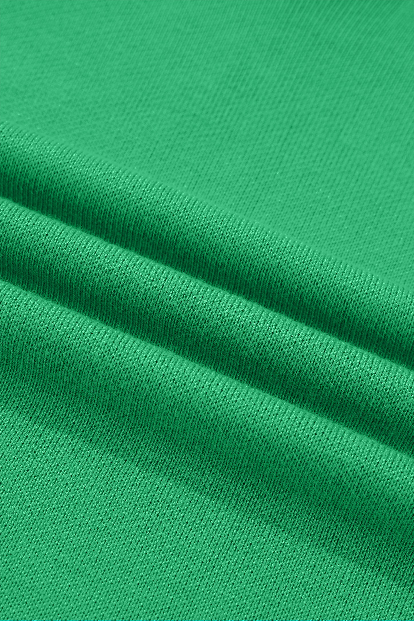 Bright Green Side Button Round Neck Knit Sleeveless Sweater