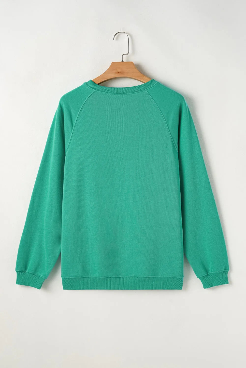 Mint Green Rainbow Colorblock Striped Pullover Sweatshirt - Chic Meadow Boutique 